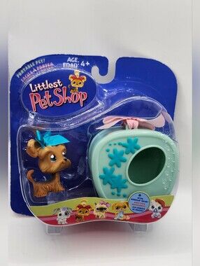 LPS Yorkie #006 005 NEW IN BOX Dog Shi Tzu Littlest Pet Shop Portable Pets HTF